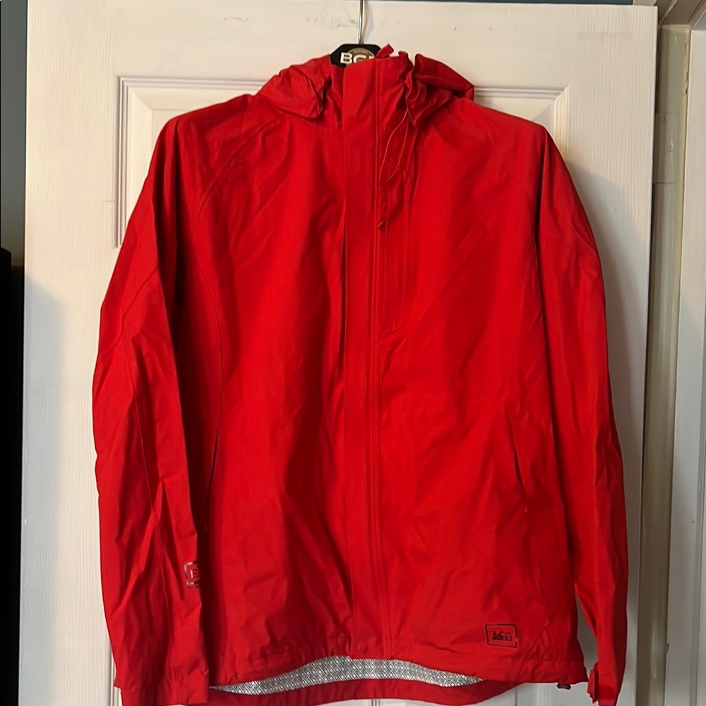REI Red Rain Jacket, XL
